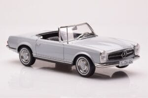 Mercedes 230 SL W113 Pagoda Grigio Norev 1:18 183990 Pressofusione — immagine 6 di 8