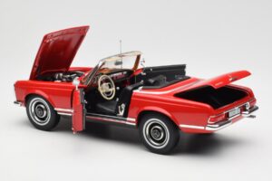 Mercedes 230 SL W113 Pagoda Rosso Norev 1:18 B660640596 Pressofusione — immagine 5 di 8