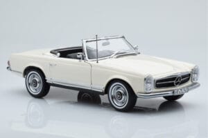 Mercedes 230 SL W113 Pagoda Bianco Edizione Limitata Norev 1:18 183768 Pressofusione — immagine 7 di 9