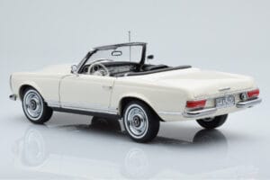 Mercedes 230 SL W113 Pagoda Bianco Edizione Limitata Norev 1:18 183768 Pressofusione — immagine 8 di 9