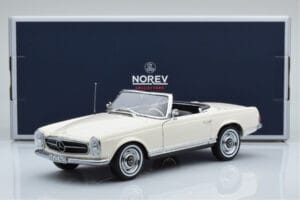 Mercedes 230 SL W113 Pagoda Bianco Edizione Limitata Norev 1:18 183768 Pressofusione — immagine 9 di 9