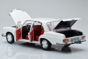 Mercedes 250 SE W108 Bianco Edizione Limitata Norev 1:18 183763 Pressofusione — immagine 5 di 8
