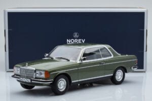 Mercedes 280 CE W123 Coupe Verde Norev 1:18 183704 Pressofusione — immagine 6 di 6