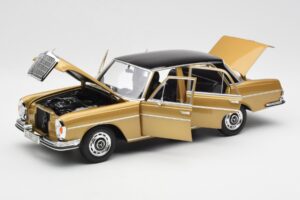 Mercedes 280 SE W108 Beige Edizione Dealer Norev 1:18 B66040680 Pressofusione — immagine 2 di 8