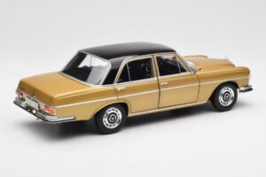 Mercedes 280 SE W108 Beige Edizione Dealer Norev 1:18 B66040680 Pressofusione — immagine 3 di 8