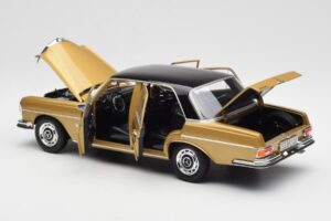 Mercedes 280 SE W108 Beige Edizione Dealer Norev 1:18 B66040680 Pressofusione — immagine 5 di 8
