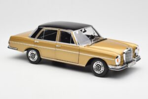 Mercedes 280 SE W108 Beige Edizione Dealer Norev 1:18 B66040680 Pressofusione — immagine 6 di 8