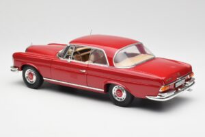 Mercedes 280 SE W108 Rosso Norev 1:18 193527 Pressofusione — immagine 7 di 8