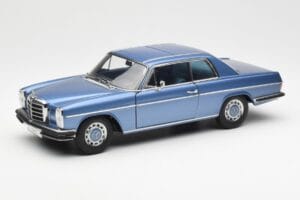 Mercedes 280C/8 W114 Coupe Blu Metallic AUTOart 1:18 76187 Pressofusione