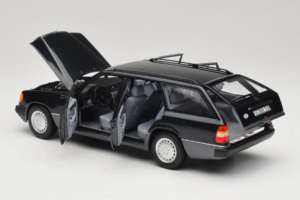 Mercedes 300 D W124 Station Wagon Nero Norev 1:18 183960 Pressofusione — immagine 5 di 8