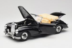 Mercedes 300 S W188 Cabriolet Nero Tchibo 1:18 36782 Pressofusione — immagine 2 di 8