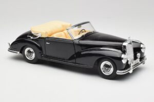 Mercedes 300 S W188 Cabriolet Nero Tchibo 1:18 36782 Pressofusione — immagine 6 di 8