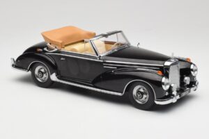 Mercedes 300 SC W188 Cabriolet Nero KK-Scale 1:18 KKDC180941 Pressofusione — immagine 4 di 6