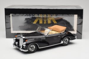 Mercedes 300 SC W188 Cabriolet Nero KK-Scale 1:18 KKDC180941 Pressofusione — immagine 6 di 6