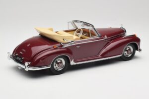 Mercedes 300 SC W188 Cabriolet Rosso Scuro KK-Scale 1:18 KKDC180942 Pressofusione — immagine 2 di 6