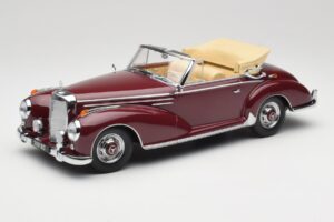 Mercedes 300 SC W188 Cabriolet Rosso Scuro KK-Scale 1:18 KKDC180942 Pressofusione
