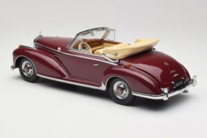 Mercedes 300 SC W188 Cabriolet Rosso Scuro KK-Scale 1:18 KKDC180942 Pressofusione — immagine 5 di 6