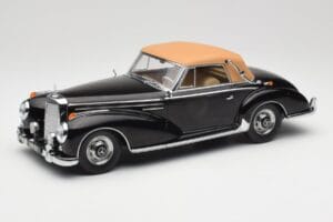 Mercedes 300 SC W188 Cabriolet Softtop Nero KK-Scale 1:18 KKDC180943 Pressofusione