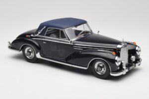 Mercedes 300 SC W188 Cabriolet Softtop Blu Scuro KK-Scale 1:18 KKDC180944 Pressofusione — immagine 4 di 6