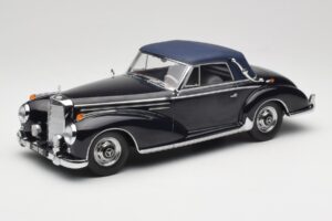 Mercedes 300 SC W188 Cabriolet Softtop Blu Scuro KK-Scale 1:18 KKDC180944 Pressofusione