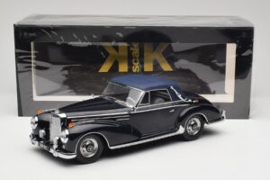Mercedes 300 SC W188 Cabriolet Softtop Blu Scuro KK-Scale 1:18 KKDC180944 Pressofusione — immagine 6 di 6
