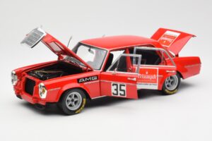 Mercedes 300 SEL 6.8 #35 H. Kelleners Hockenheim 1973 Minichamps 1:18 100713435 Pressofusione — immagine 2 di 8