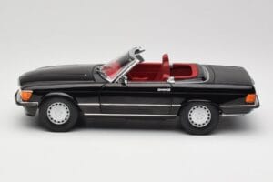 Mercedes 300 SL R107 Nero Norev 1:18 183511 Pressofusione — immagine 4 di 8
