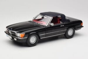Mercedes 300 SL R107 Nero Norev 1:18 183511 Pressofusione