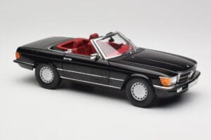 Mercedes 300 SL R107 Nero Norev 1:18 183511 Pressofusione — immagine 6 di 8