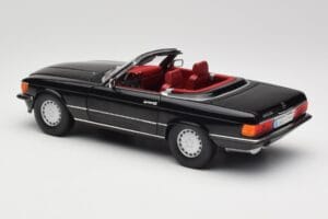 Mercedes 300 SL R107 Nero Norev 1:18 183511 Pressofusione — immagine 7 di 8
