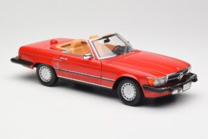 Mercedes 300 SL R107 Rosso Norev 1:18 B66040623 Pressofusione — immagine 6 di 8