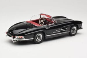 Mercedes 300 SL W198 Roadster Nero Minichamps 1:18 180039036 Pressofusione — immagine 3 di 8