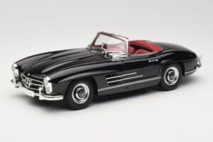 Mercedes 300 SL W198 Roadster Nero Minichamps 1:18 180039036 Pressofusione