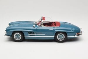 Mercedes 300 SL W198 Roadster Blu Minichamps 1:18 180039035 Pressofusione — immagine 4 di 8