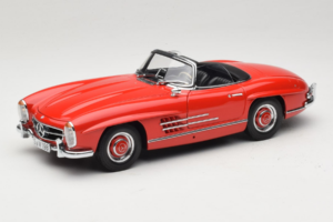 Mercedes 300 SL Roadster Rosso Minichamps 1:18 180039031 Pressofusione