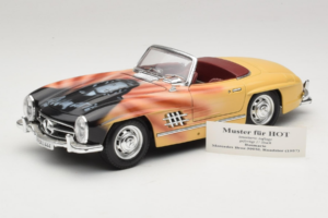 Mercedes 300 SL Roadster Rosemarie Muster Edizione Limitata 18/27 Bburago 1:18 3023-M1 Pressofusione