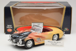 Mercedes 300 SL Roadster Rosemarie Muster Edizione Limitata 18/27 Bburago 1:18 3023-M1 Pressofusione — immagine 8 di 8