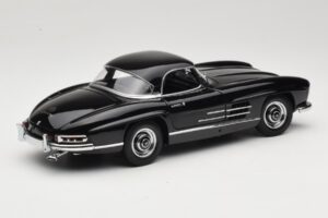 Mercedes 300 SL W198 Roadster With Hardtop Nero Minichamps 1:18 180039040 Pressofusione — immagine 3 di 8