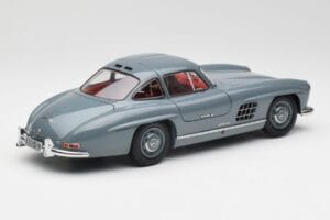 Mercedes 300 SL W198 Graphite Grigio Minichamps 1:18 180039005 Pressofusione — immagine 3 di 8