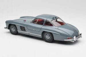 Mercedes 300 SL W198 Graphite Grigio Minichamps 1:18 180039005 Pressofusione — immagine 7 di 8