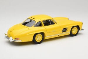 Mercedes 300 SL W198 Giallo Chiaro Minichamps 1:18 180039009 Pressofusione — immagine 3 di 8