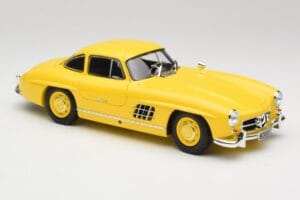 Mercedes 300 SL W198 Giallo Chiaro Minichamps 1:18 180039009 Pressofusione — immagine 6 di 8