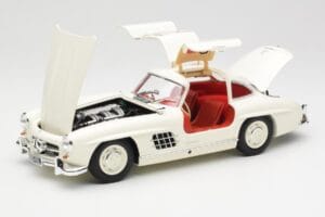 Mercedes 300 SL W198 Bianco Minichamps 1:18 180039006 Pressofusione — immagine 2 di 8