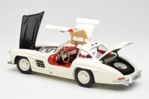 Mercedes 300 SL W198 Bianco Minichamps 1:18 180039006 Pressofusione — immagine 5 di 8