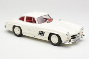 Mercedes 300 SL W198 Bianco Minichamps 1:18 180039006 Pressofusione — immagine 6 di 8