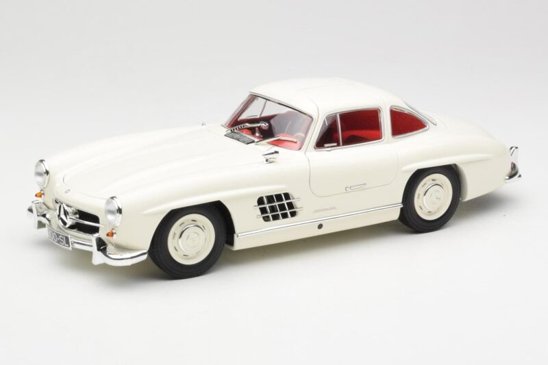 Mercedes 300 SL W198 Bianco Minichamps 1:18 180039006 Pressofusione