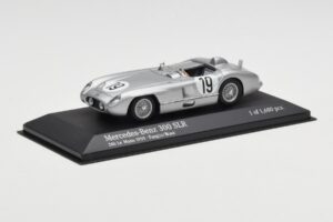 Mercedes 300 SLR #19 P. Levegh / J. Fitch 24 Hours of Le Mans 1955 Minichamps 1:43 432553000 Pressofusione — immagine 2 di 4