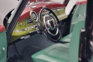 Mercedes 300 W186 Konrad Adenauer Norev 1:18 183707 Pressofusione — immagine 8 di 9