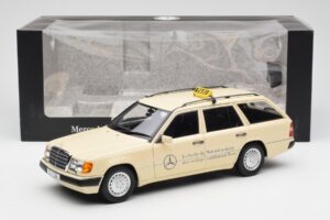 Mercedes 300D S124 T-Model Avorio Chiaro Taxi Edizione Dealer Norev 1:18 B66040702 Pressofusione