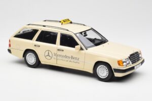 Mercedes 300D S124 T-Model Avorio Chiaro Taxi Edizione Dealer Norev 1:18 B66040702 Pressofusione — immagine 6 di 8